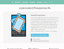 Tablet Screenshot of passepartout-purmerend.nl